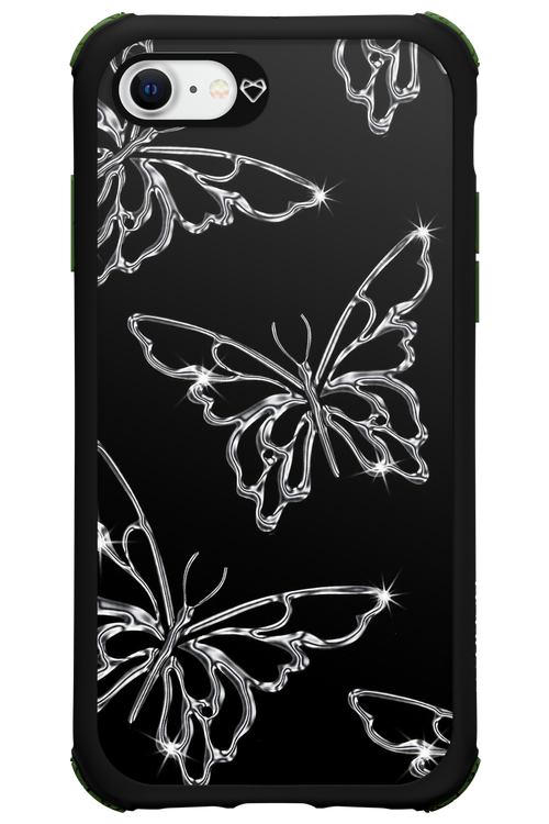 Silver Butterfly 2.0 - Apple iPhone SE 2020