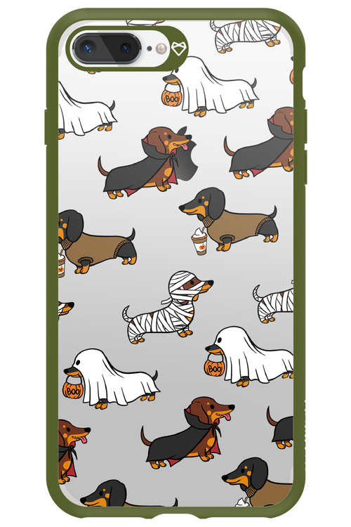 Scary Dachshund (Transparent) - Apple iPhone 7 Plus