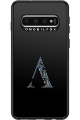 ⁠ ⁠Azteca A Chrome Logo - Samsung Galaxy S10