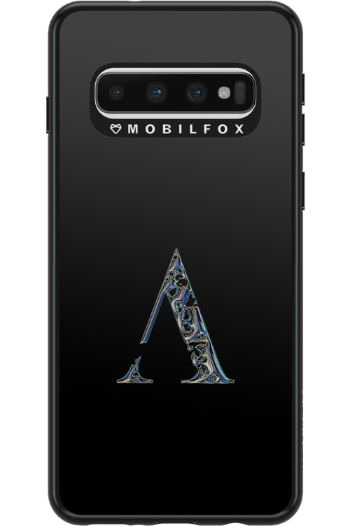 ⁠ ⁠Azteca A Chrome Logo - Samsung Galaxy S10