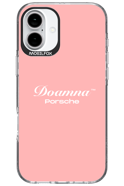 Doamna Porsche (pink) - Apple iPhone 16 Plus