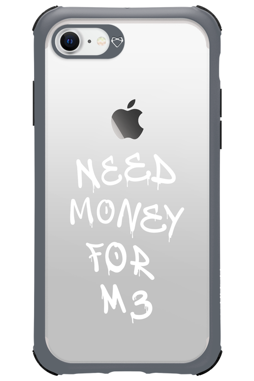 Need M3 Transparent White - Apple iPhone 7