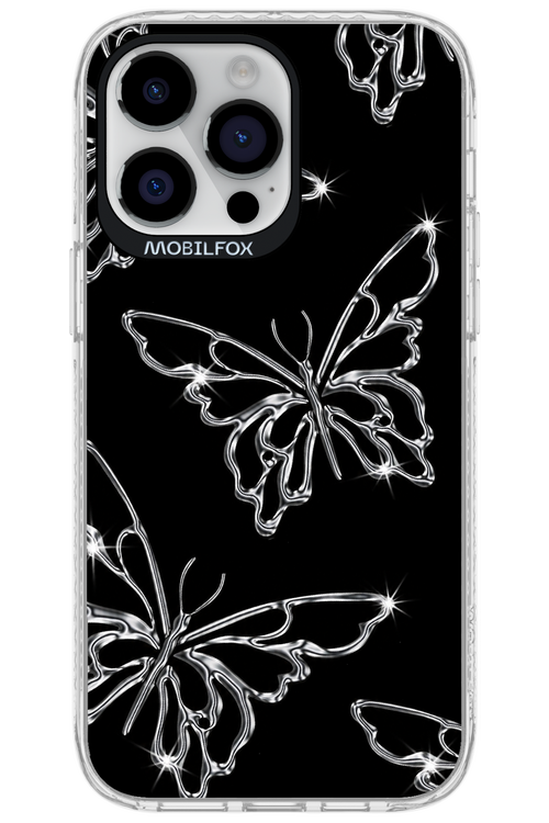 Silver Butterfly 2.0 - Apple iPhone 14 Pro Max
