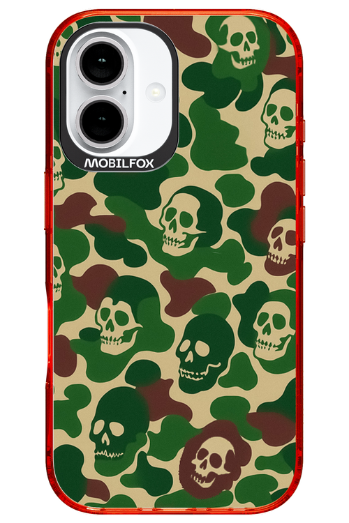 Camo Skull - Apple iPhone 16