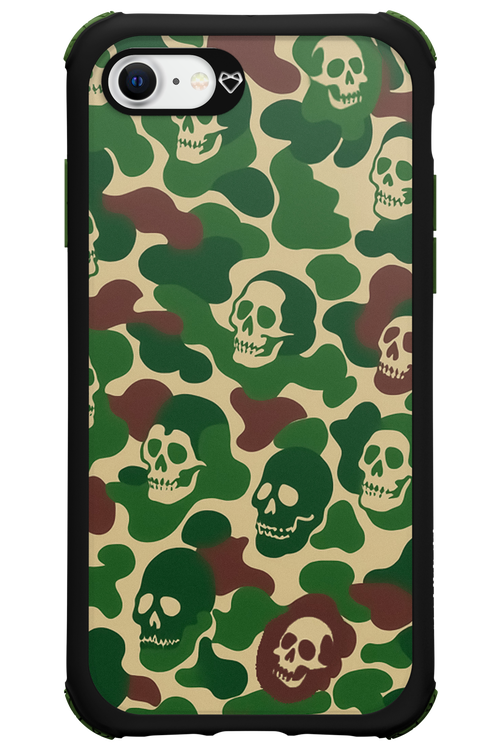 Camo Skull - Apple iPhone SE 2020