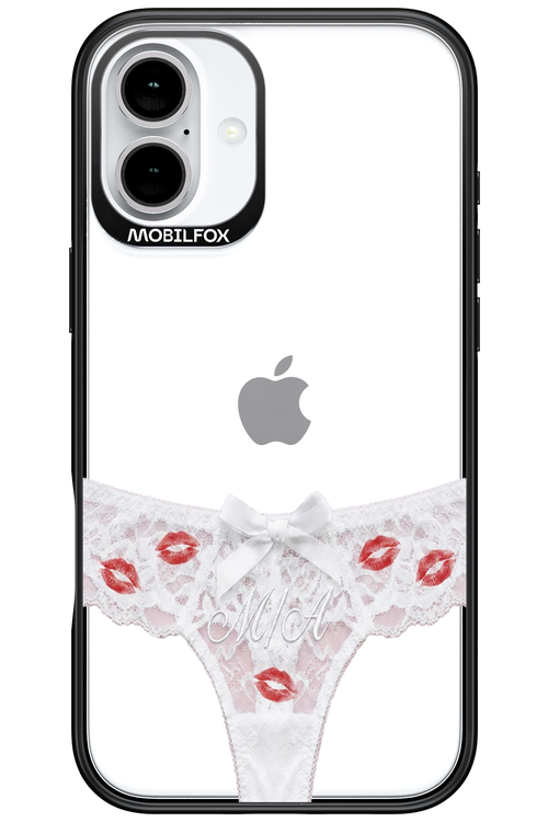 White Panties Transparent 2.0 - Apple iPhone 16 Plus