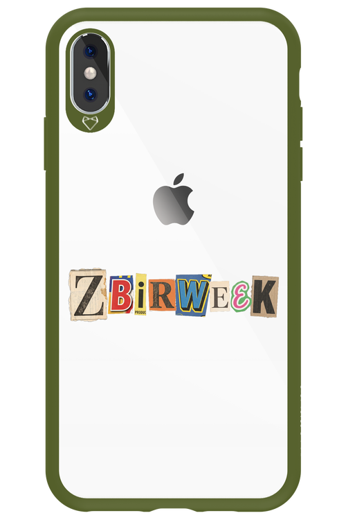 Zbirweek (transparent) 2.0 - Apple iPhone XS Max