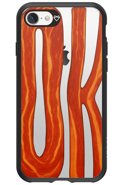 O K (Transparent) - Apple iPhone 7