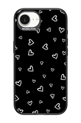 Monochrome Hearts 2.0 - Apple iPhone 16e