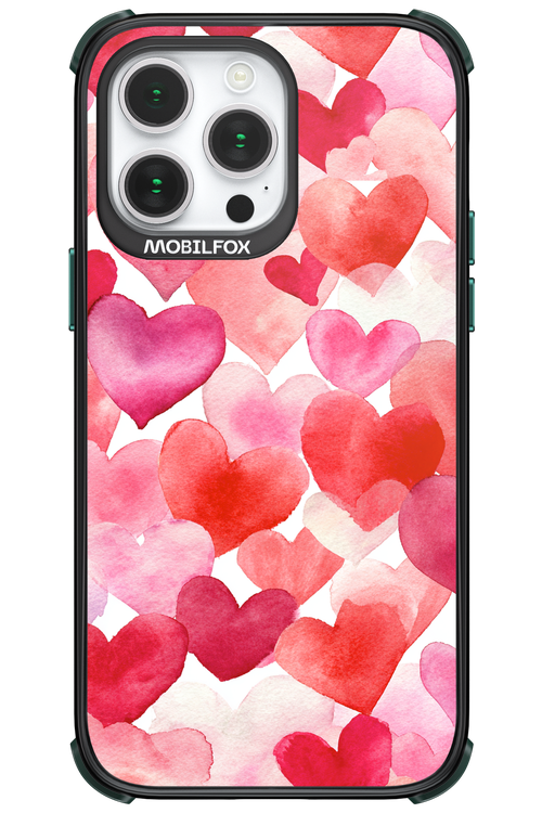 Water Painted Heart 2.0 - Apple iPhone 14 Pro Max