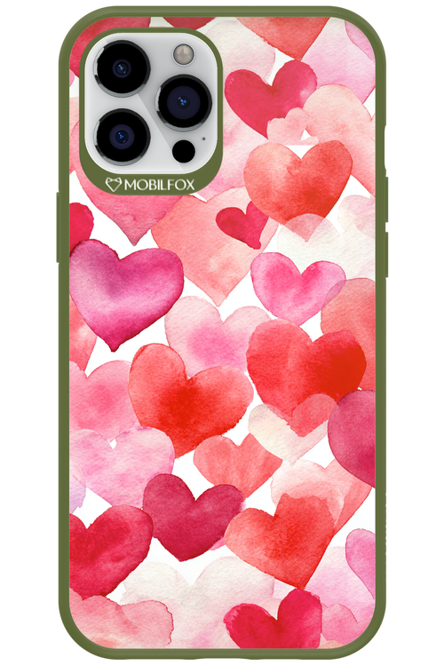 Water Painted Heart 2.0 - Apple iPhone 12 Pro Max