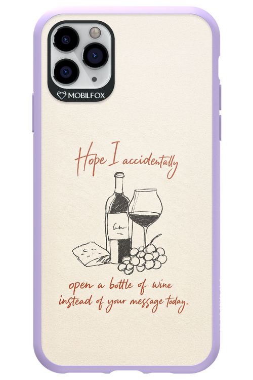 Bottle of wine 2.0 - Apple iPhone 11 Pro Max