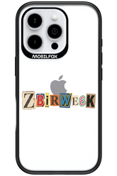 Zbirweek (transparent) 2.0 - Apple iPhone 16 Pro