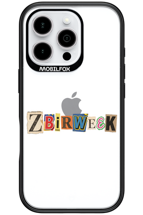 Zbirweek (transparent) 2.0 - Apple iPhone 16 Pro
