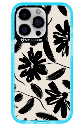 Monochrome Flowerss - Apple iPhone 13 Pro