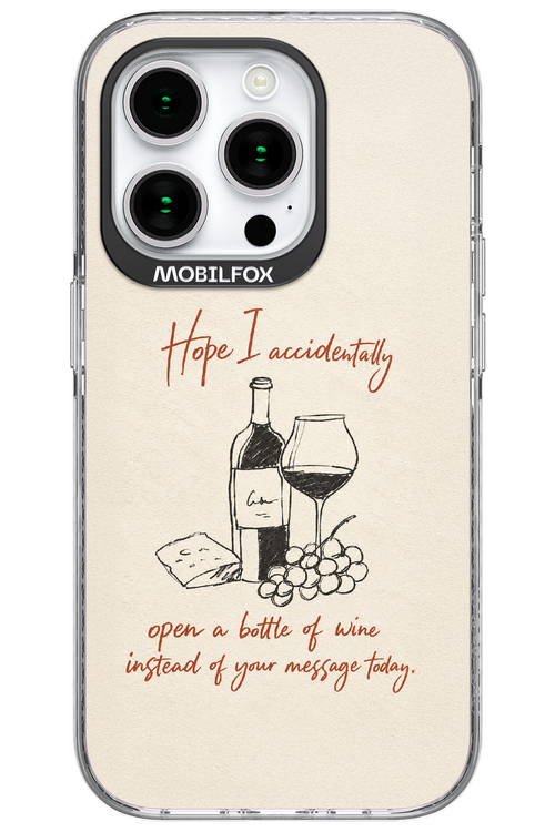 Bottle of wine 2.0 - Apple iPhone 15 Pro