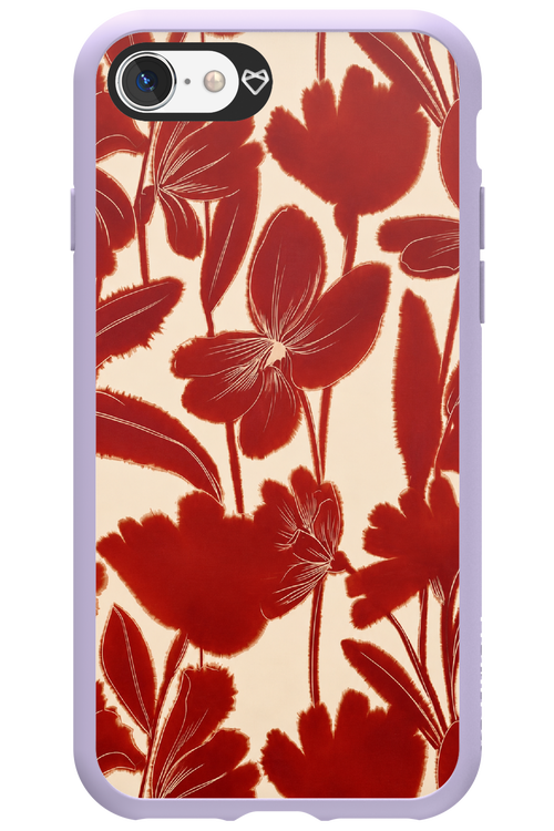 Burgundy Flowers 2.0 - Apple iPhone SE 2022
