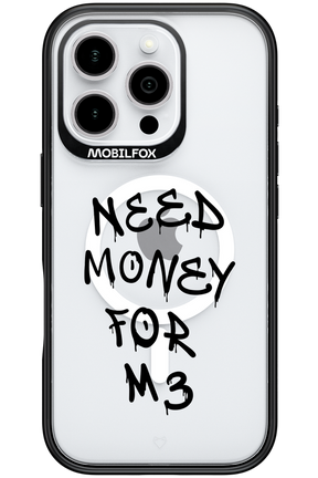 Need M3 Transparent Black - Apple iPhone 16 Pro