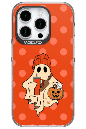 Ghost Girl (Orange) - Apple iPhone 15 Pro