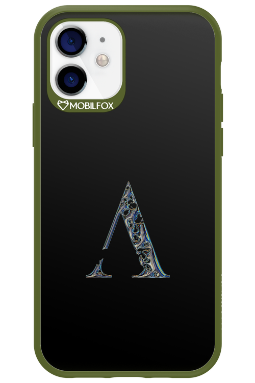 ⁠ ⁠Azteca A Chrome Logo - Apple iPhone 12