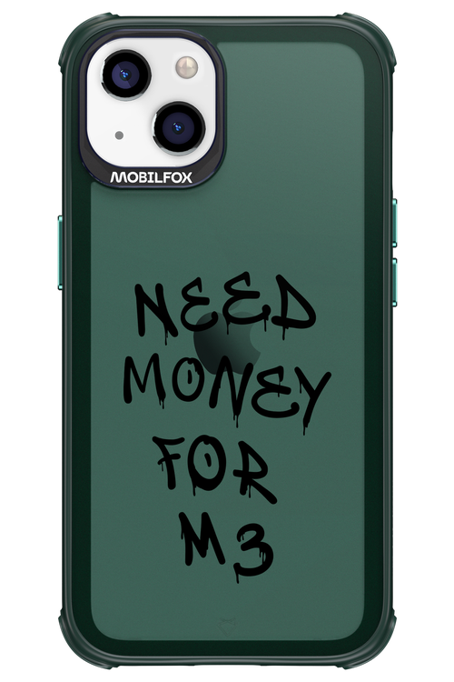 Need M3 Transparent Black - Apple iPhone 13