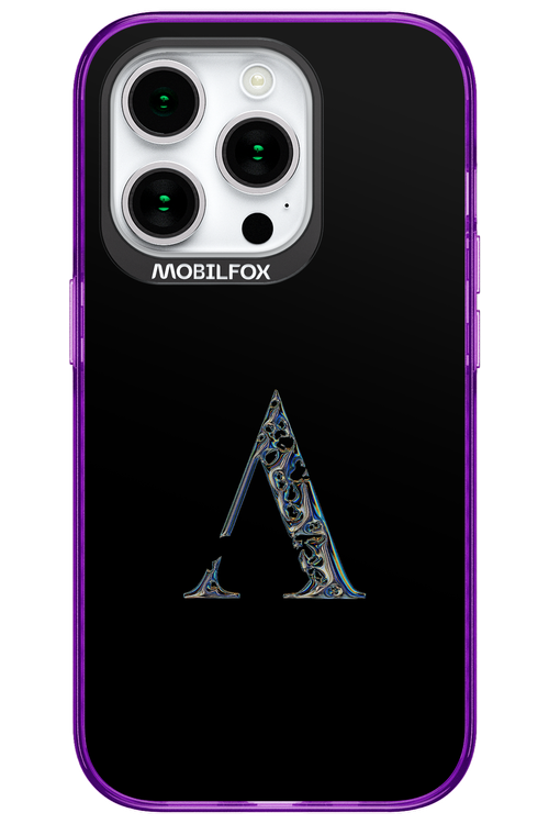 ⁠ ⁠Azteca A Chrome Logo - Apple iPhone 15 Pro