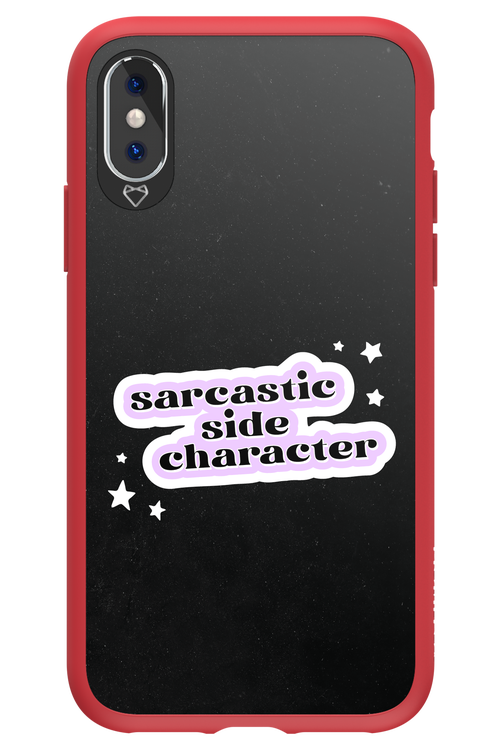 Sarcastic Black - Apple iPhone X
