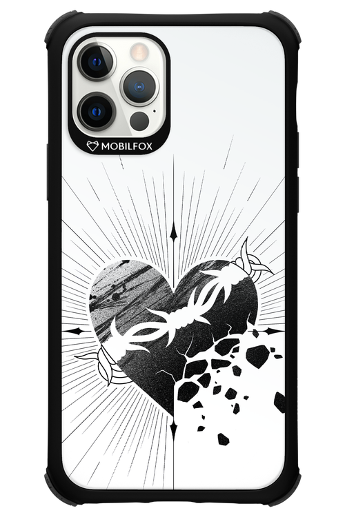 Fekete Szív - Apple iPhone 12 Pro