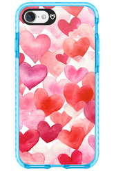 Water Painted Heart - Apple iPhone 7