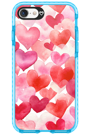 Water Painted Heart - Apple iPhone 7