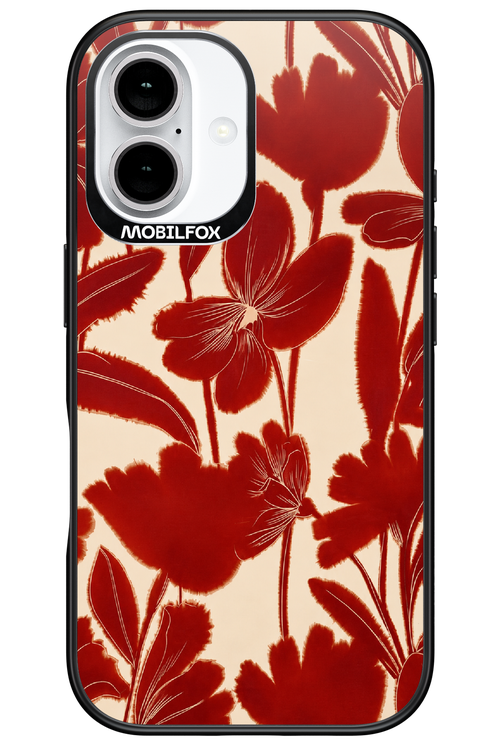Burgundy Flowers 2.0 - Apple iPhone 16