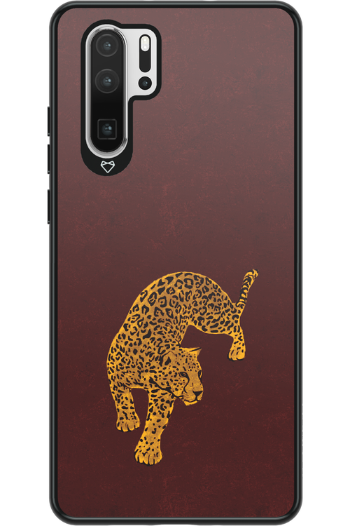 Burgundy Leopard - Huawei P30 Pro