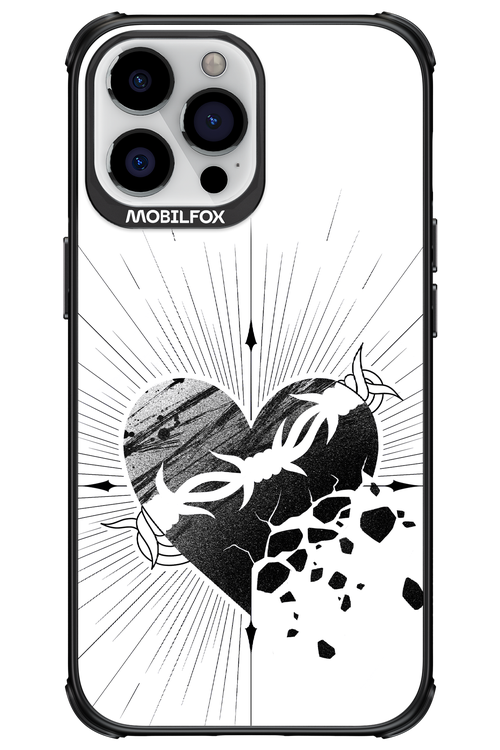 Fekete Szív 2.0 - Apple iPhone 13 Pro Max