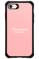 Doamna Porsche (pink) - Apple iPhone 8