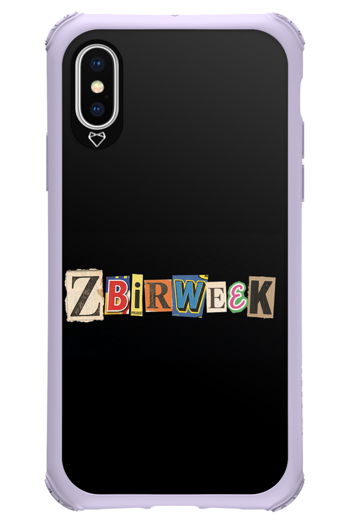Zbirweek (black) 2.0 - Apple iPhone X