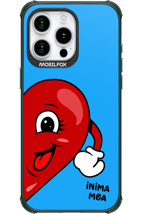 Blue One Heart - Apple iPhone 15 Pro Max