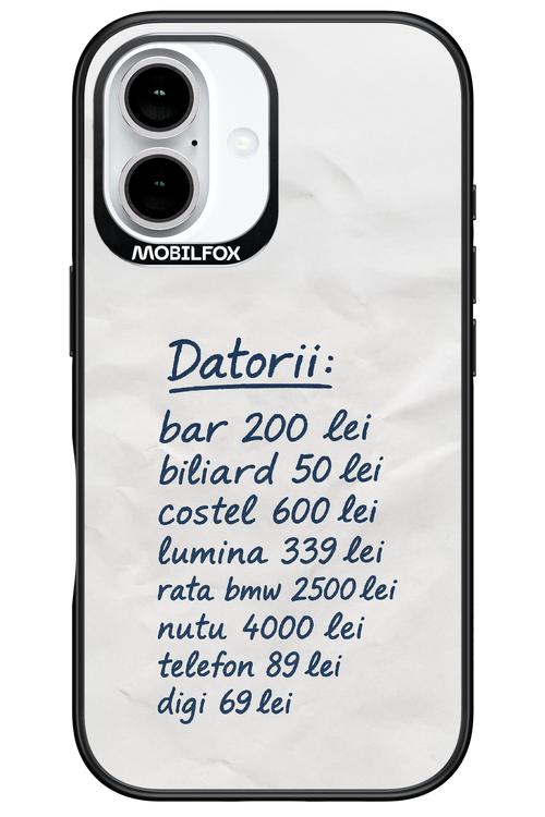 The List 2.0 - Apple iPhone 16