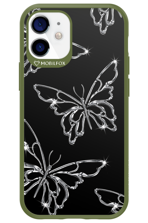 Silver Butterfly 2.0 - Apple iPhone 12 Mini