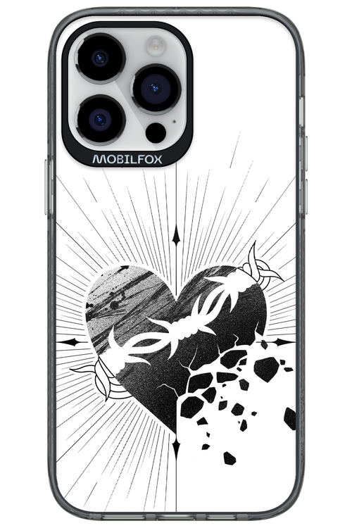 Fekete Szív - Apple iPhone 14 Pro Max