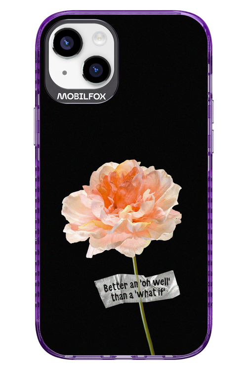 Flower Black - Apple iPhone 14 Plus