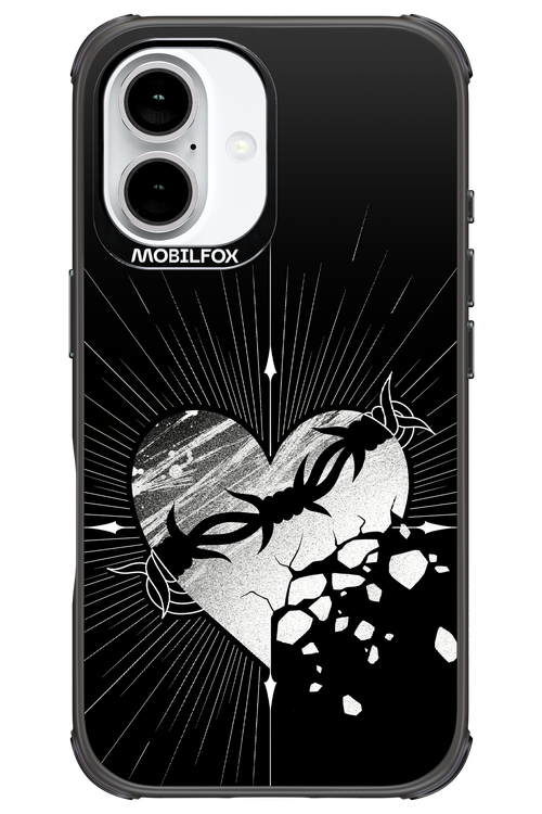 Fehér Szív - Apple iPhone 16