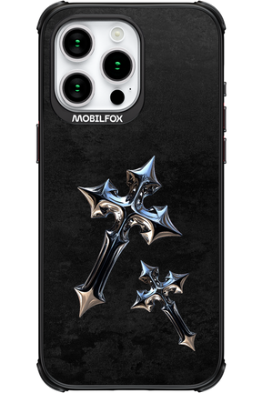 Chrome Crosses - Apple iPhone 15 Pro Max