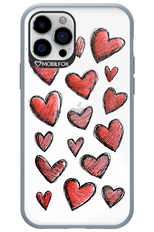 Red Love Transparent 2.0 - Apple iPhone 12 Pro