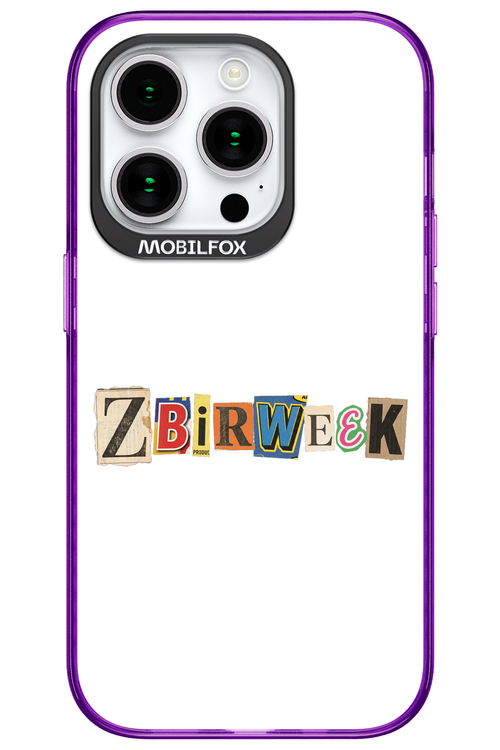 Zbirweek (white) 2.0 - Apple iPhone 15 Pro