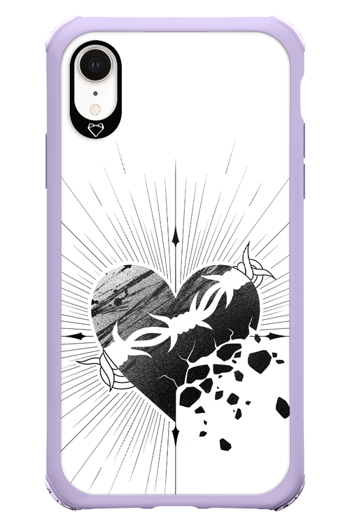 Fekete Szív - Apple iPhone XR