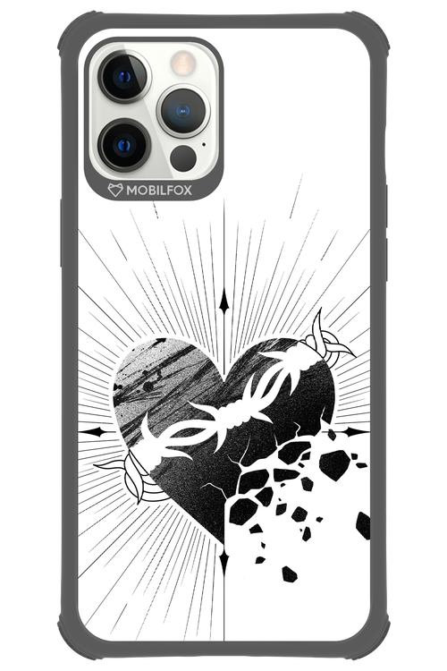 Fekete Szív - Apple iPhone 12 Pro Max