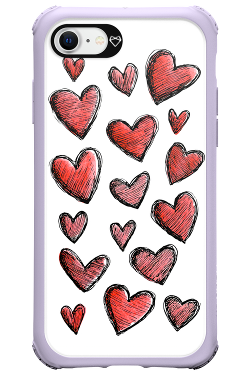 Red Love - Apple iPhone 8