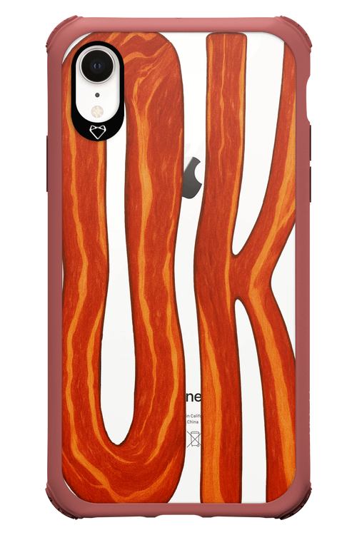 O K (Transparent) - Apple iPhone XR