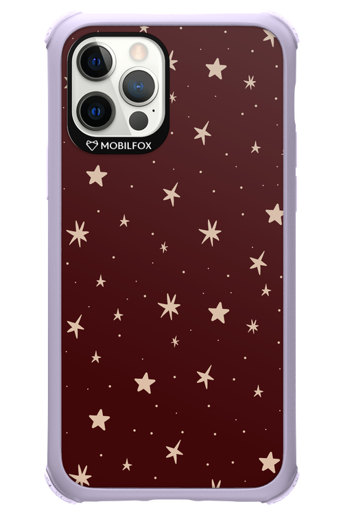 Burgundy Stars - Apple iPhone 12 Pro