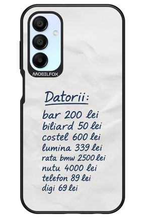 The List - Samsung Galaxy A15